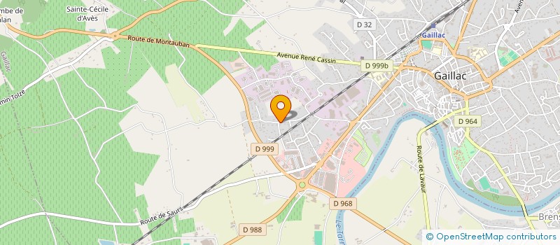 localisation de l'entreprise MADAME BEATRICE PICCONE à GAILLAC