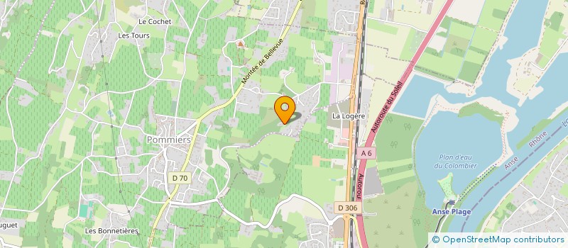 localisation de l'entreprise MADAME BEATRICE PIERQUIN  POMMIERS