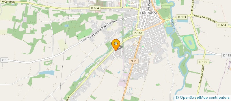 localisation de l'entreprise MADAME BEATRICE PIERROT  FLEURANCE