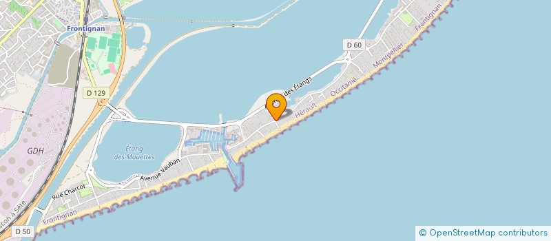 localisation de l'entreprise MADAME BEATRICE PIGNE-LEDERMANN à FRONTIGNAN