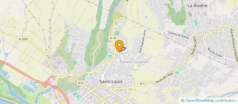 localisation de l'entreprise MADAME BEATRICE PIOT à SAINT-LOUIS