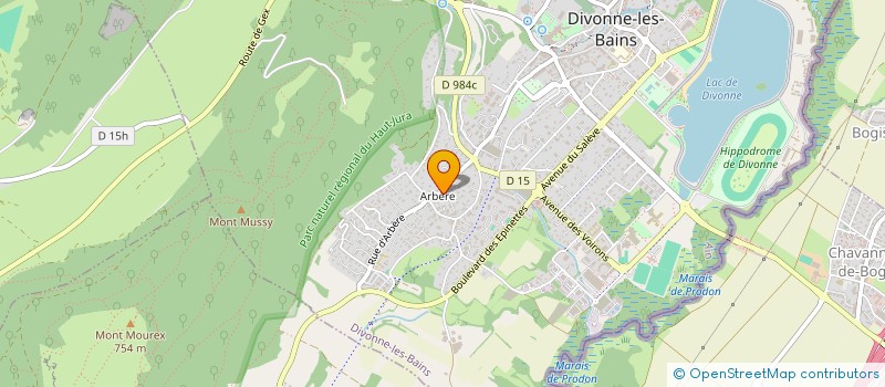 localisation de l'entreprise MADAME BEATRICE PISCHIUTTA à DIVONNE-LES-BAINS