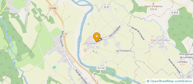 localisation de l'entreprise MADAME BEATRICE POEY  DOGNEN