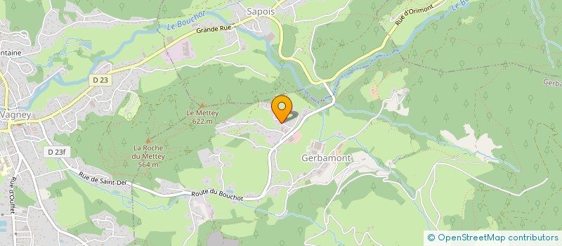 localisation de l'entreprise MADAME BEATRICE POIROT  GERBAMONT