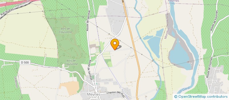 localisation de l'entreprise MADAME BEATRICE POLETTI  MEYNES