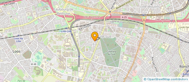 localisation de l'entreprise MADAME BEATRICE POLFLIET à LILLE