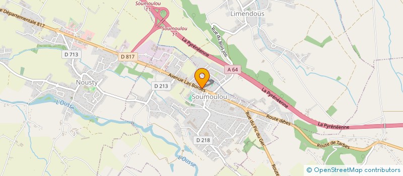 localisation de l'entreprise MADAME BEATRICE POMIES  SOUMOULOU