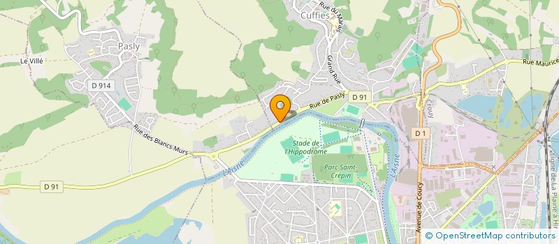 localisation de l'entreprise MADAME BEATRICE POMMEROL  CUFFIES