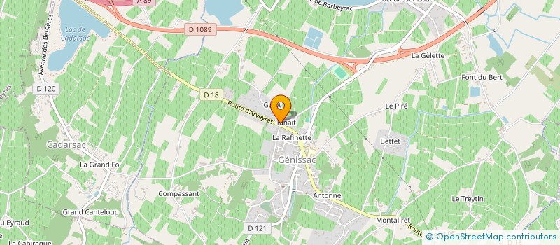 localisation de l'entreprise MADAME BEATRICE POMMIER à GENISSAC