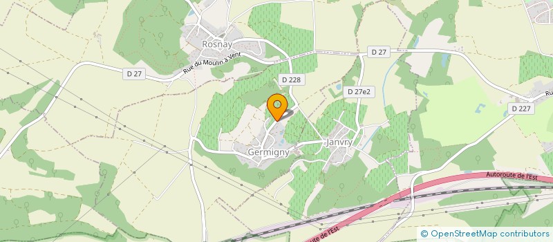 localisation de l'entreprise MADAME BEATRICE PONSART  GERMIGNY