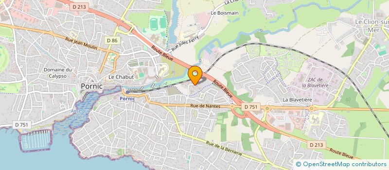 localisation de l'entreprise MADAME BEATRICE POULAIN  PORNIC