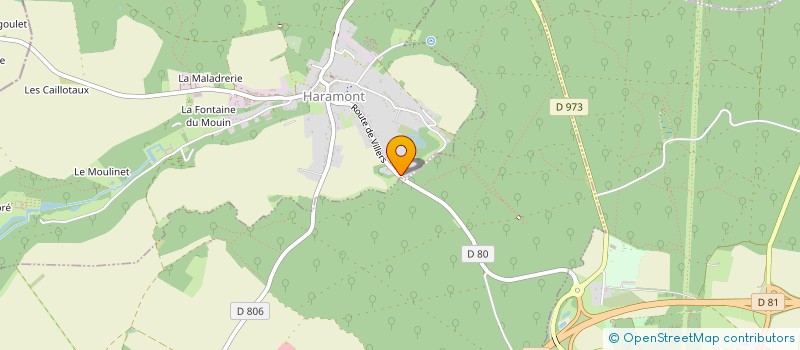 localisation de l'entreprise MADAME BEATRICE POZZATO  HARAMONT