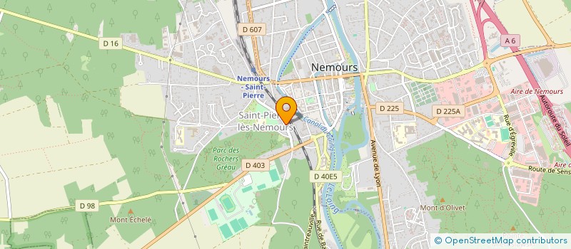 localisation de l'entreprise MADAME BEATRICE PRALUS à SAINT-PIERRE-LES-NEMOURS