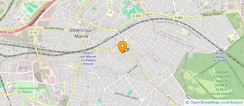 localisation de l'entreprise MADAME BEATRICE PROOST à VILLIERS-SUR-MARNE