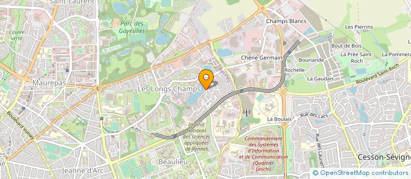 localisation de l'entreprise MADAME BEATRICE PROST à RENNES