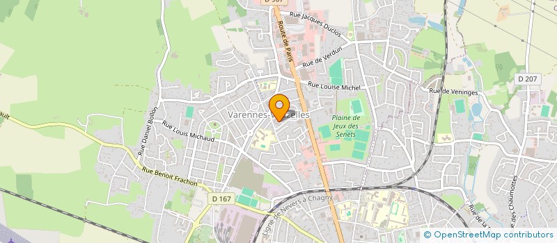 localisation de l'entreprise MADAME BEATRICE PUTZOLA  VARENNES-VAUZELLES