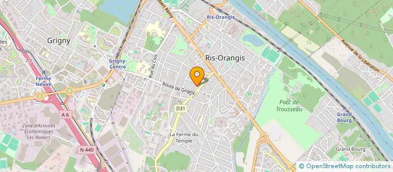 localisation de l'entreprise MADAME BEATRICE QUACH à RIS-ORANGIS