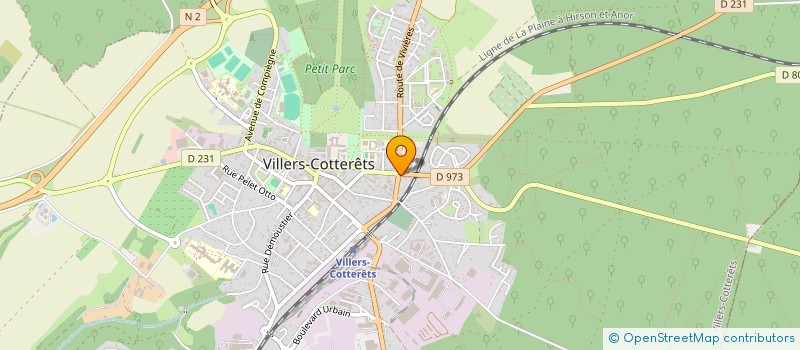 localisation de l'entreprise MADAME BEATRICE QUELVEN  VILLERS-COTTERETS