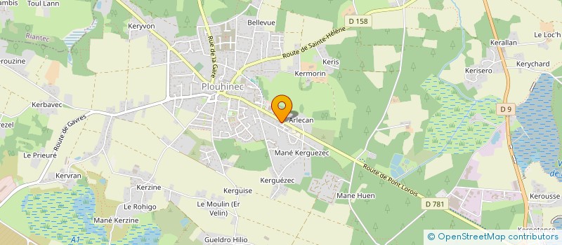 localisation de l'entreprise MADAME BEATRICE QUILTU à PLOUHINEC