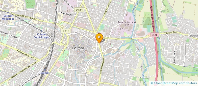 localisation de l'entreprise MADAME BEATRICE QUINET  COLMAR