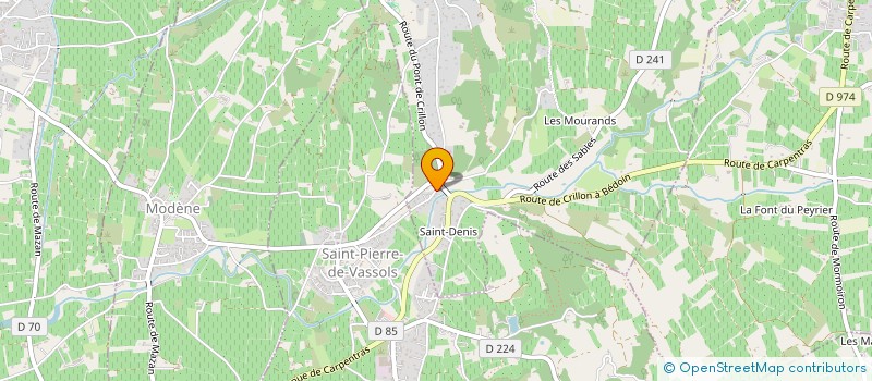 localisation de l'entreprise MADAME BEATRICE RABIER  CRILLON-LE-BRAVE