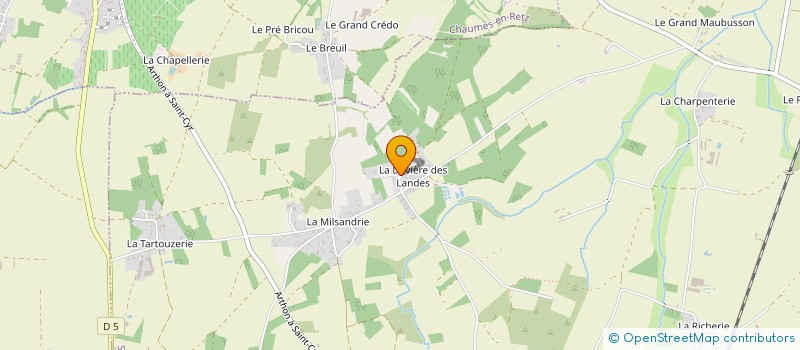 localisation de l'entreprise MADAME BEATRICE RACAUD  SAINT-HILAIRE-DE-CHALEONS