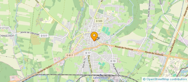 localisation de l'entreprise MADAME BEATRICE RADIN à LANNEMEZAN