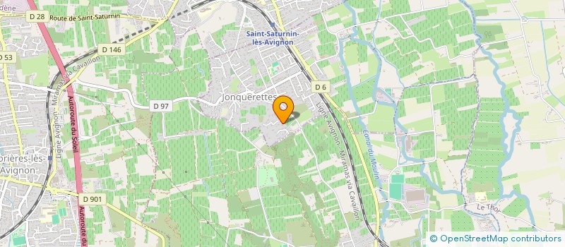 localisation de l'entreprise MADAME BEATRICE RAFFAELLI  JONQUERETTES
