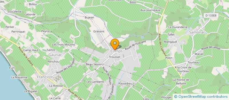 localisation de l'entreprise MADAME BEATRICE RAMELLS  TAURIAC