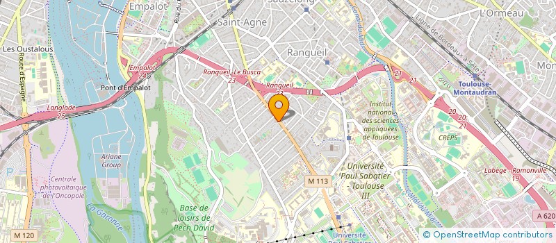 localisation de l'entreprise MADAME BEATRICE REBUFFO à TOULOUSE