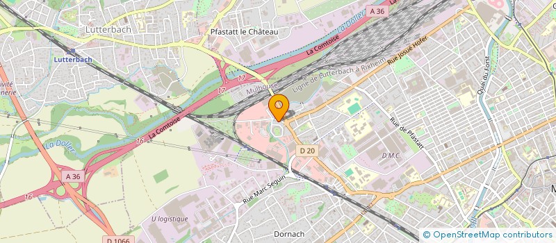 localisation de l'entreprise MADAME BEATRICE REMETTER  MULHOUSE