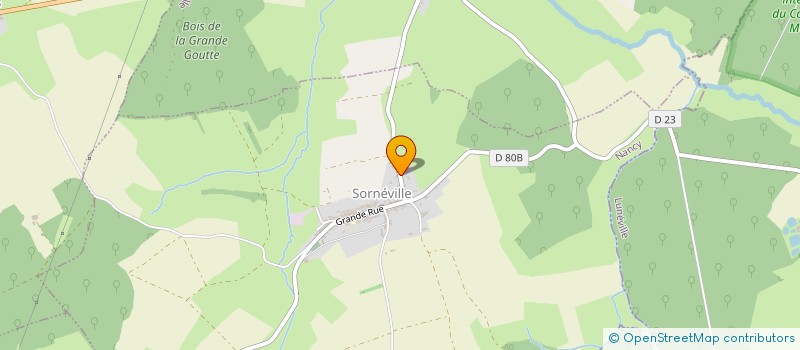 localisation de l'entreprise MADAME BEATRICE RENARD  SORNEVILLE