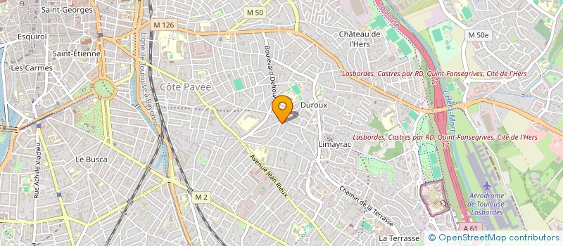 localisation de l'entreprise MADAME BEATRICE RENARD à TOULOUSE