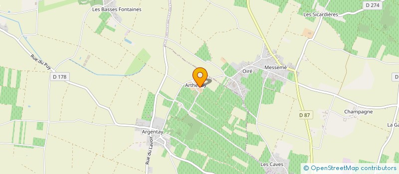 localisation de l'entreprise MADAME BEATRICE RENOU  DOUE-EN-ANJOU