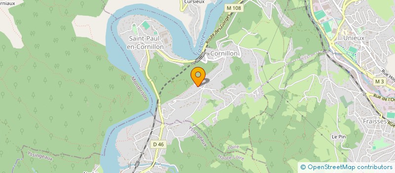 localisation de l'entreprise MADAME BEATRICE REY  SAINT-PAUL-EN-CORNILLON