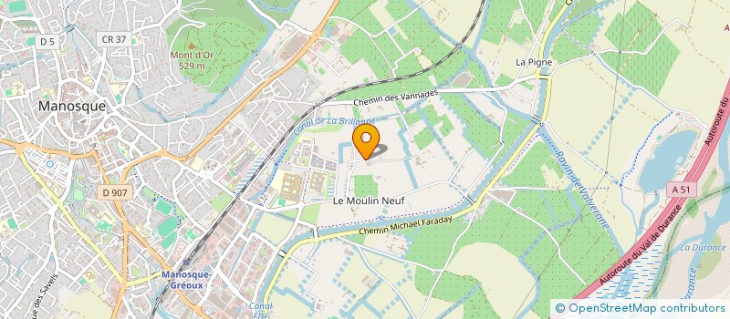 localisation de l'entreprise MADAME BEATRICE REYMOND à MANOSQUE