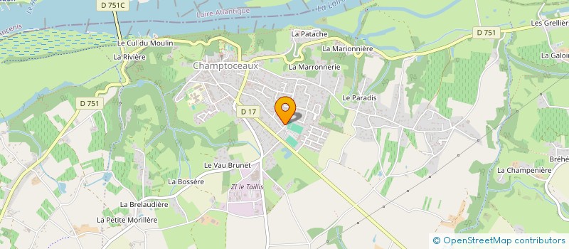 localisation de l'entreprise MADAME BEATRICE RICHARD  OREE D'ANJOU