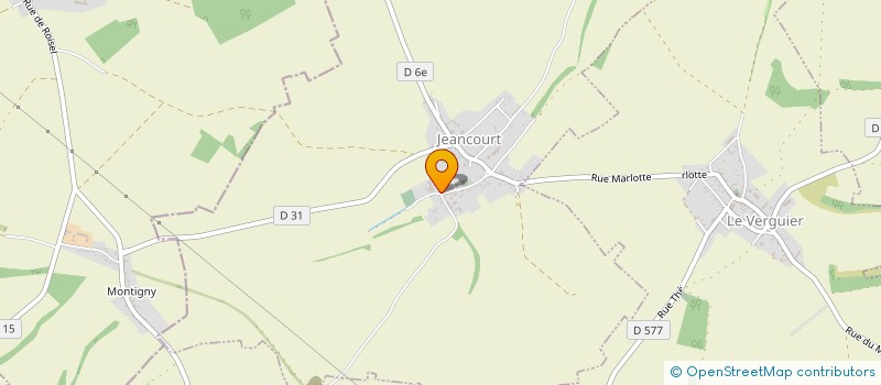 localisation de l'entreprise MADAME BEATRICE RICHET  JEANCOURT