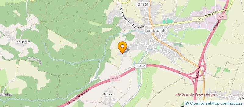 localisation de l'entreprise MADAME BEATRICE RINGEVAL  COMBRONDE