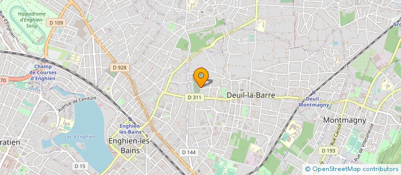 localisation de l'entreprise MADAME BEATRICE ROBBE à DEUIL LA BARRE