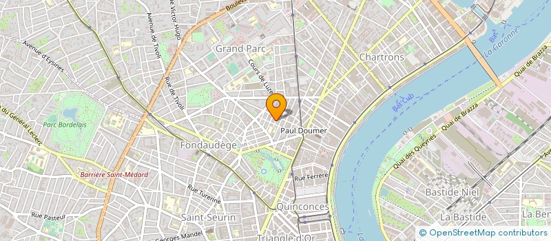 localisation de l'entreprise MADAME BEATRICE ROBERT à BORDEAUX