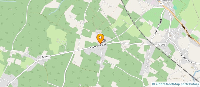 localisation de l'entreprise MADAME BEATRICE ROBERT  GAILLAN-EN-MEDOC