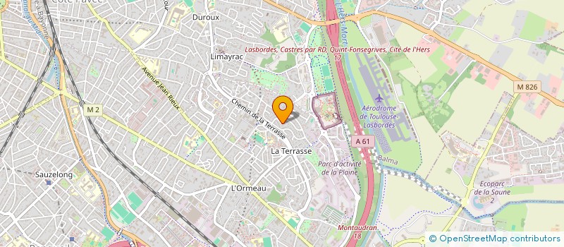 localisation de l'entreprise MADAME BEATRICE ROBIN  TOULOUSE