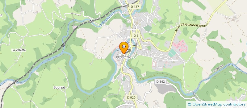 localisation de l'entreprise MADAME BEATRICE ROCHE  UZERCHE