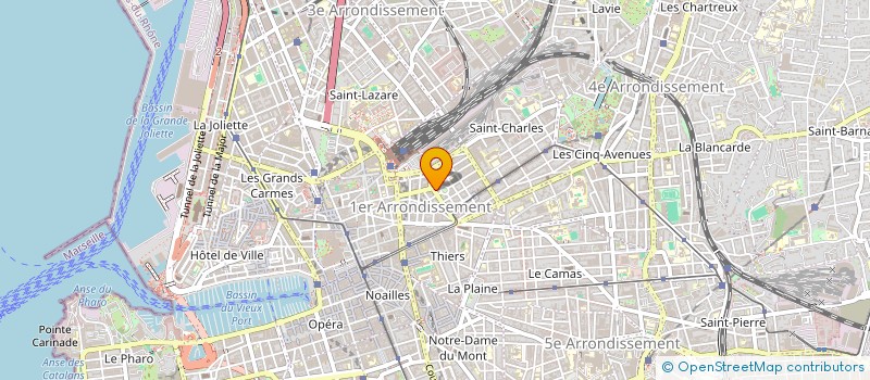 localisation de l'entreprise MADAME BEATRICE RODOT  MARSEILLE