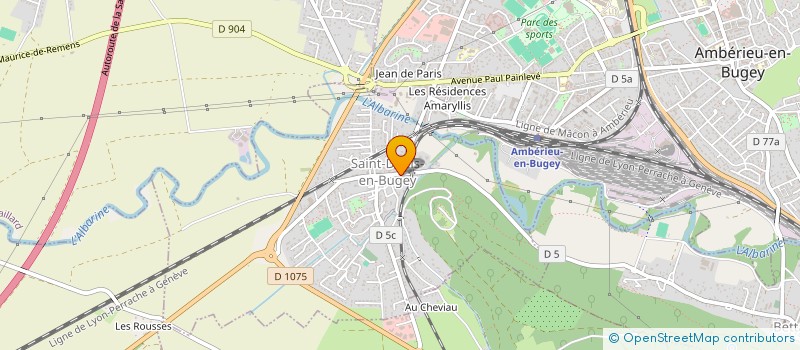 localisation de l'entreprise MADAME BEATRICE ROGER  SAINT-DENIS-EN-BUGEY