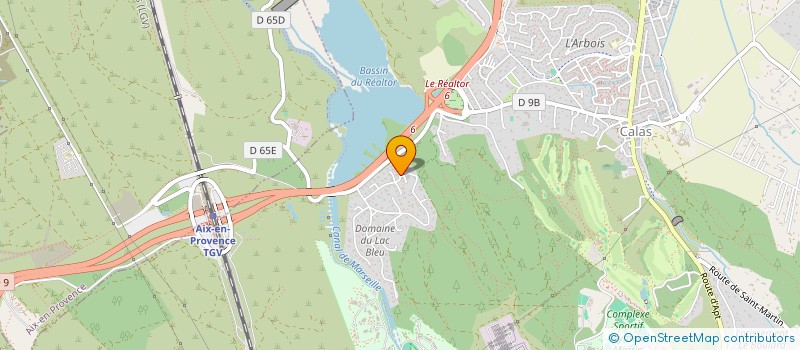 localisation de l'entreprise MADAME BEATRICE RONCELLI  CABRIES