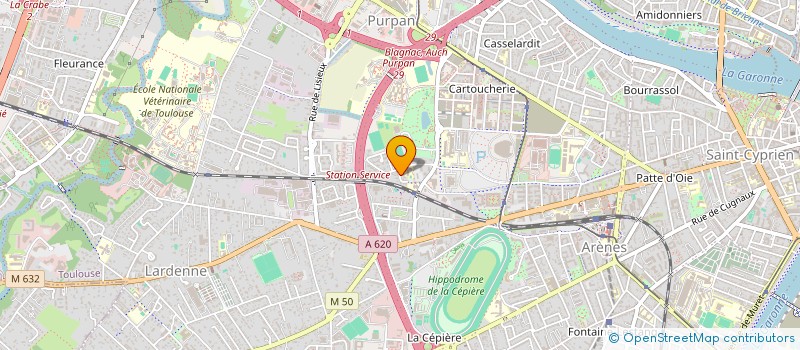 localisation de l'entreprise MADAME BEATRICE RONCHAIL à TOULOUSE