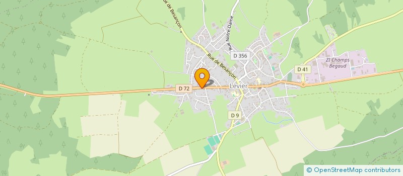 localisation de l'entreprise MADAME BEATRICE ROQUE  LEVIER