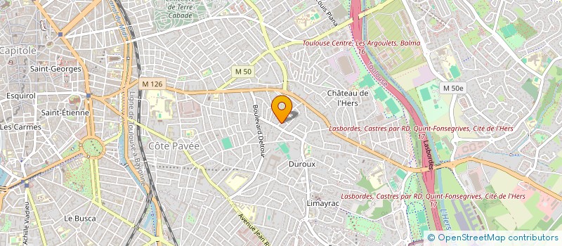 localisation de l'entreprise MADAME BEATRICE ROQUE  BALMA